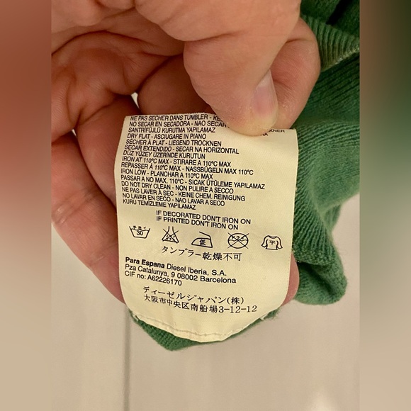 Diesel Button-Up Cardigan - Picture 6 of 6